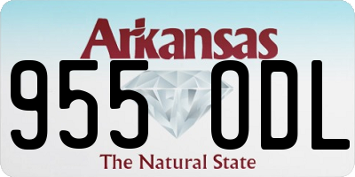 AR license plate 955ODL