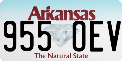 AR license plate 955OEV