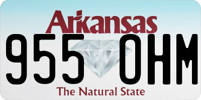 AR license plate 955OHM