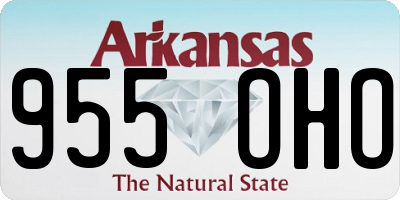 AR license plate 955OHO