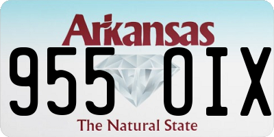 AR license plate 955OIX