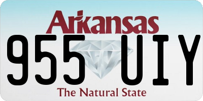 AR license plate 955UIY