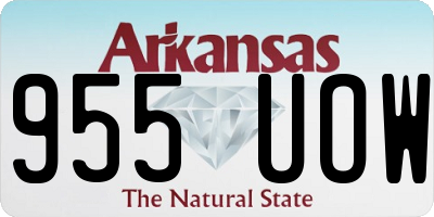 AR license plate 955UOW