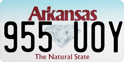 AR license plate 955UOY