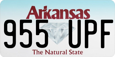 AR license plate 955UPF