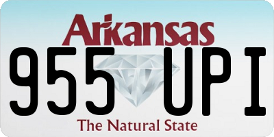 AR license plate 955UPI