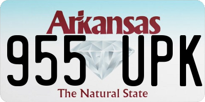 AR license plate 955UPK