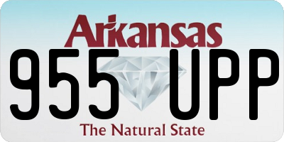 AR license plate 955UPP