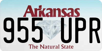 AR license plate 955UPR