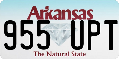AR license plate 955UPT