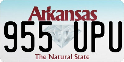 AR license plate 955UPU