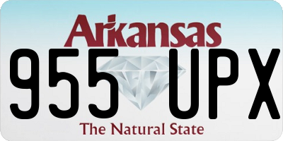 AR license plate 955UPX