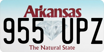 AR license plate 955UPZ