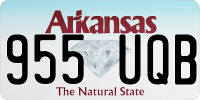 AR license plate 955UQB