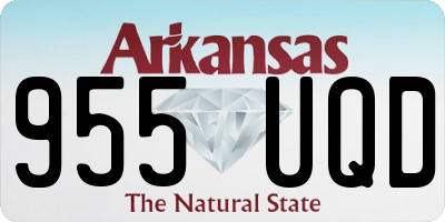AR license plate 955UQD