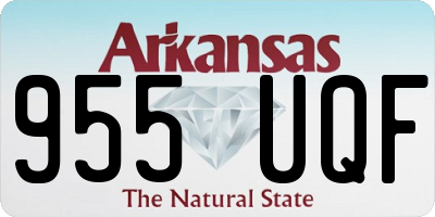 AR license plate 955UQF
