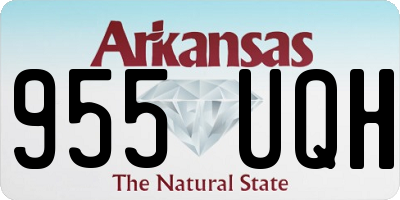 AR license plate 955UQH