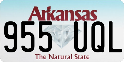 AR license plate 955UQL