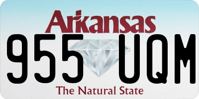 AR license plate 955UQM
