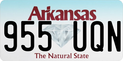 AR license plate 955UQN
