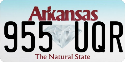 AR license plate 955UQR