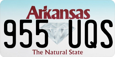 AR license plate 955UQS