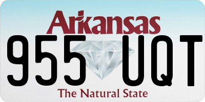 AR license plate 955UQT