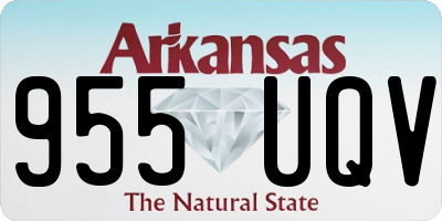 AR license plate 955UQV