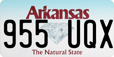AR license plate 955UQX