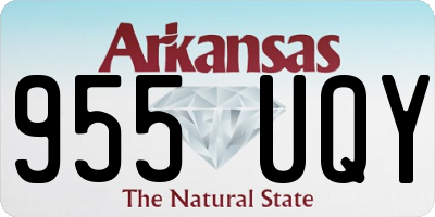 AR license plate 955UQY