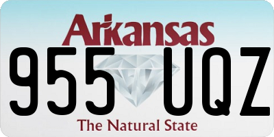 AR license plate 955UQZ