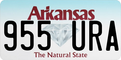 AR license plate 955URA