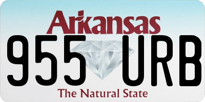 AR license plate 955URB