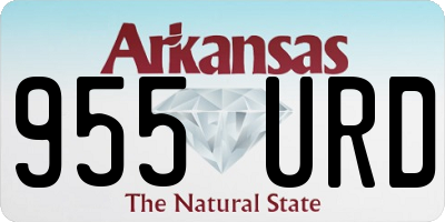 AR license plate 955URD