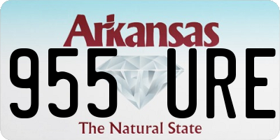 AR license plate 955URE