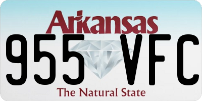 AR license plate 955VFC