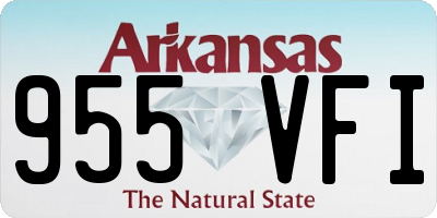 AR license plate 955VFI