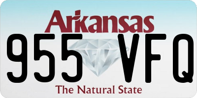 AR license plate 955VFQ