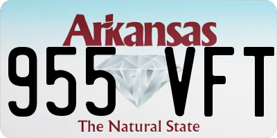 AR license plate 955VFT