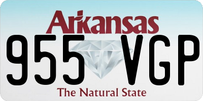 AR license plate 955VGP