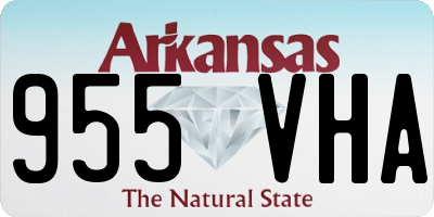 AR license plate 955VHA
