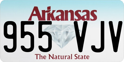 AR license plate 955VJV