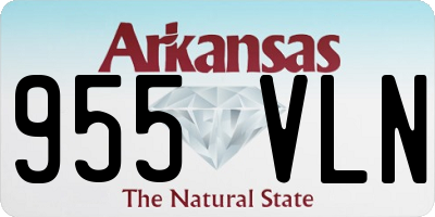 AR license plate 955VLN