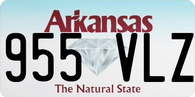 AR license plate 955VLZ
