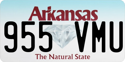 AR license plate 955VMU