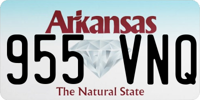 AR license plate 955VNQ