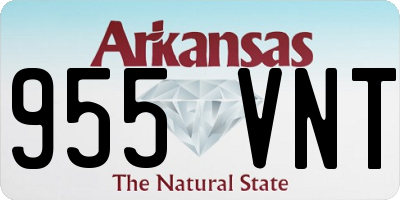 AR license plate 955VNT