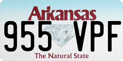 AR license plate 955VPF