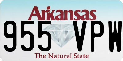 AR license plate 955VPW