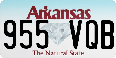 AR license plate 955VQB